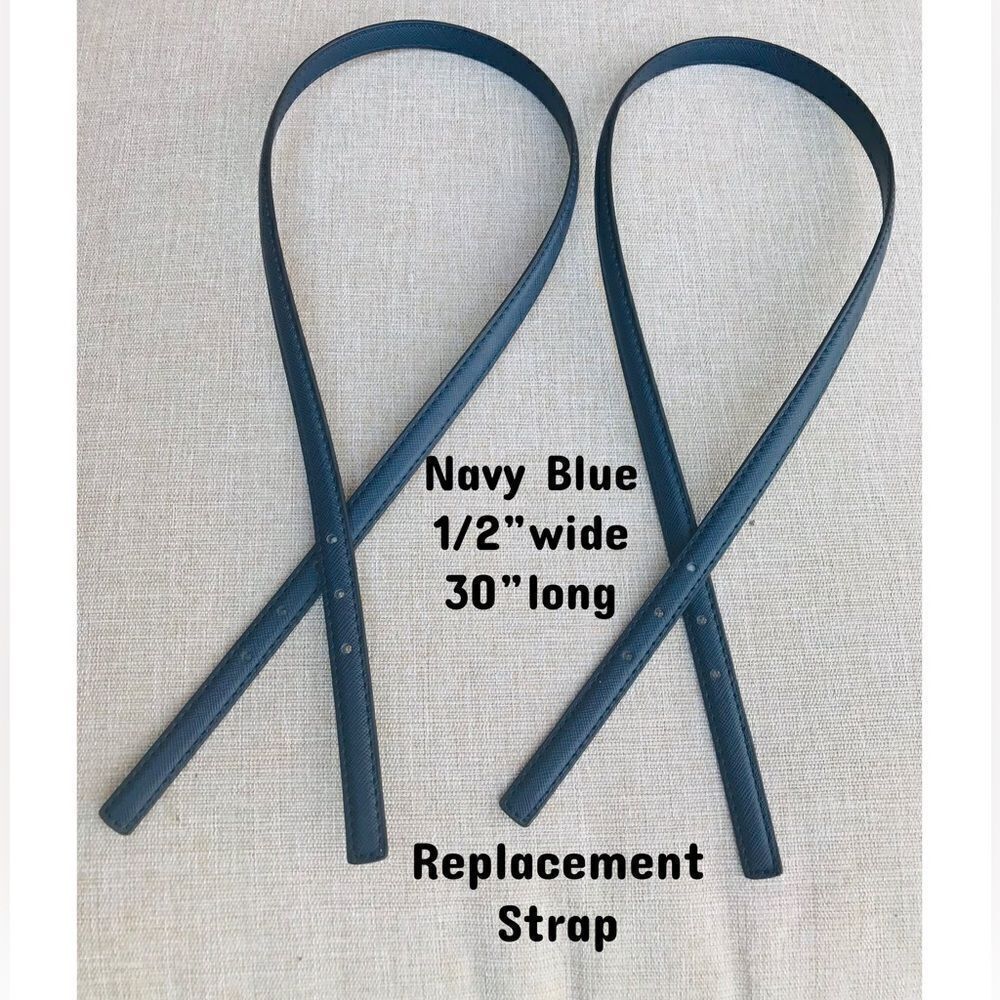 Replacement straps NAVY BLUE 1/2” wide brandnew
